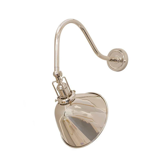 Soho Lighting Claridge Nickel Adjustable Reading & Picture Wall Light