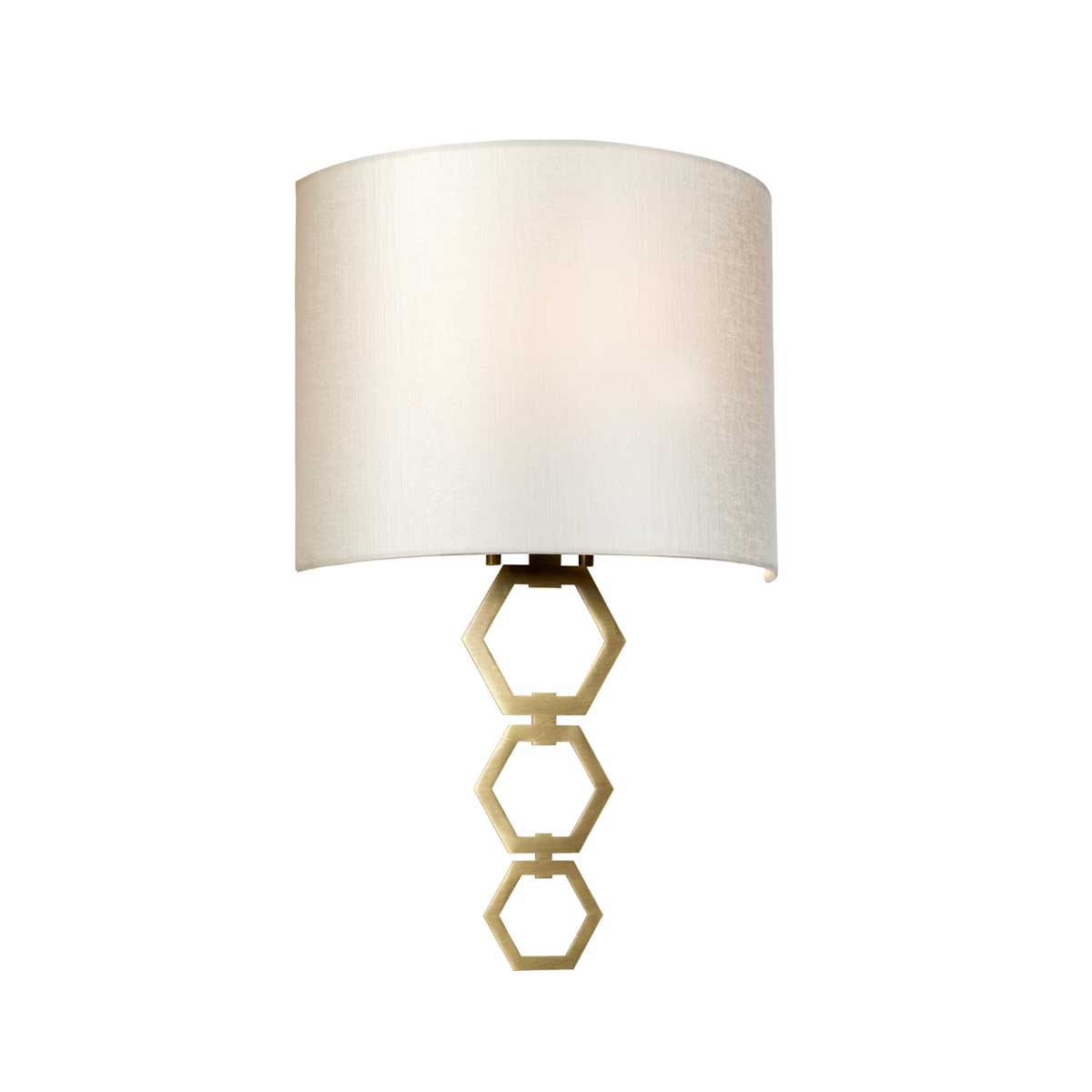 Clark Medium 1 Light Wall Light – Aged Brass