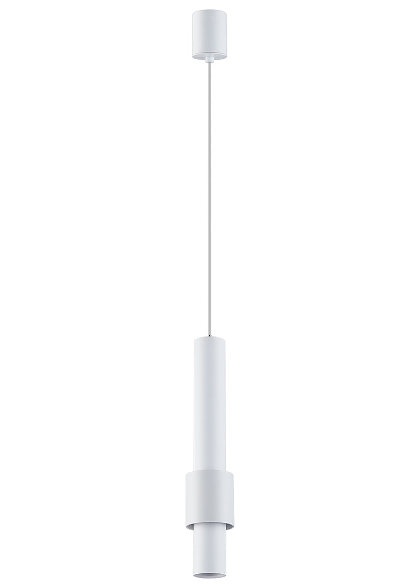 Clifton 1 Light Pendant, 7W LED, 3000K, 770lm, White, 3yrs Warranty by Mantra