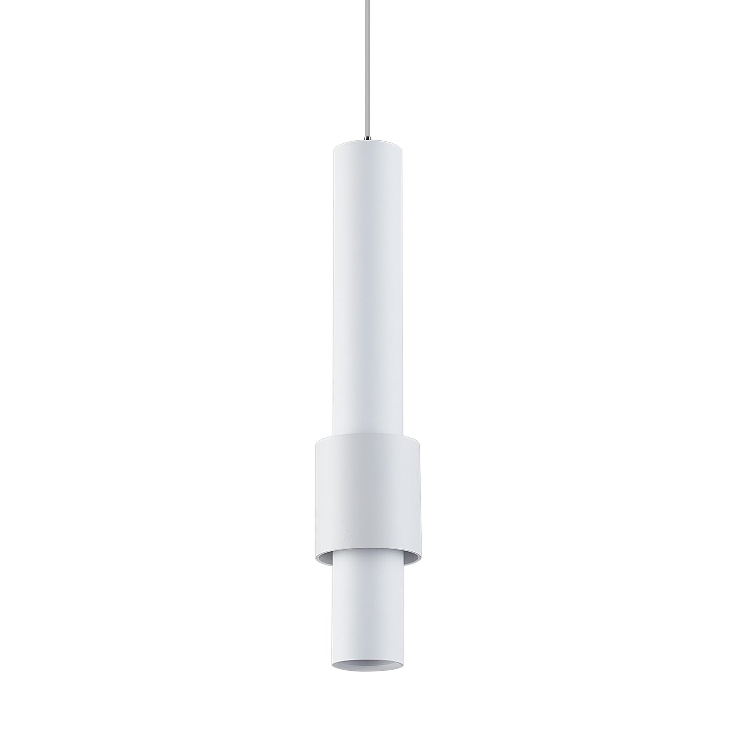 Clifton 1 Light Pendant, 7W LED, 3000K, 770lm, White, 3yrs Warranty by Mantra