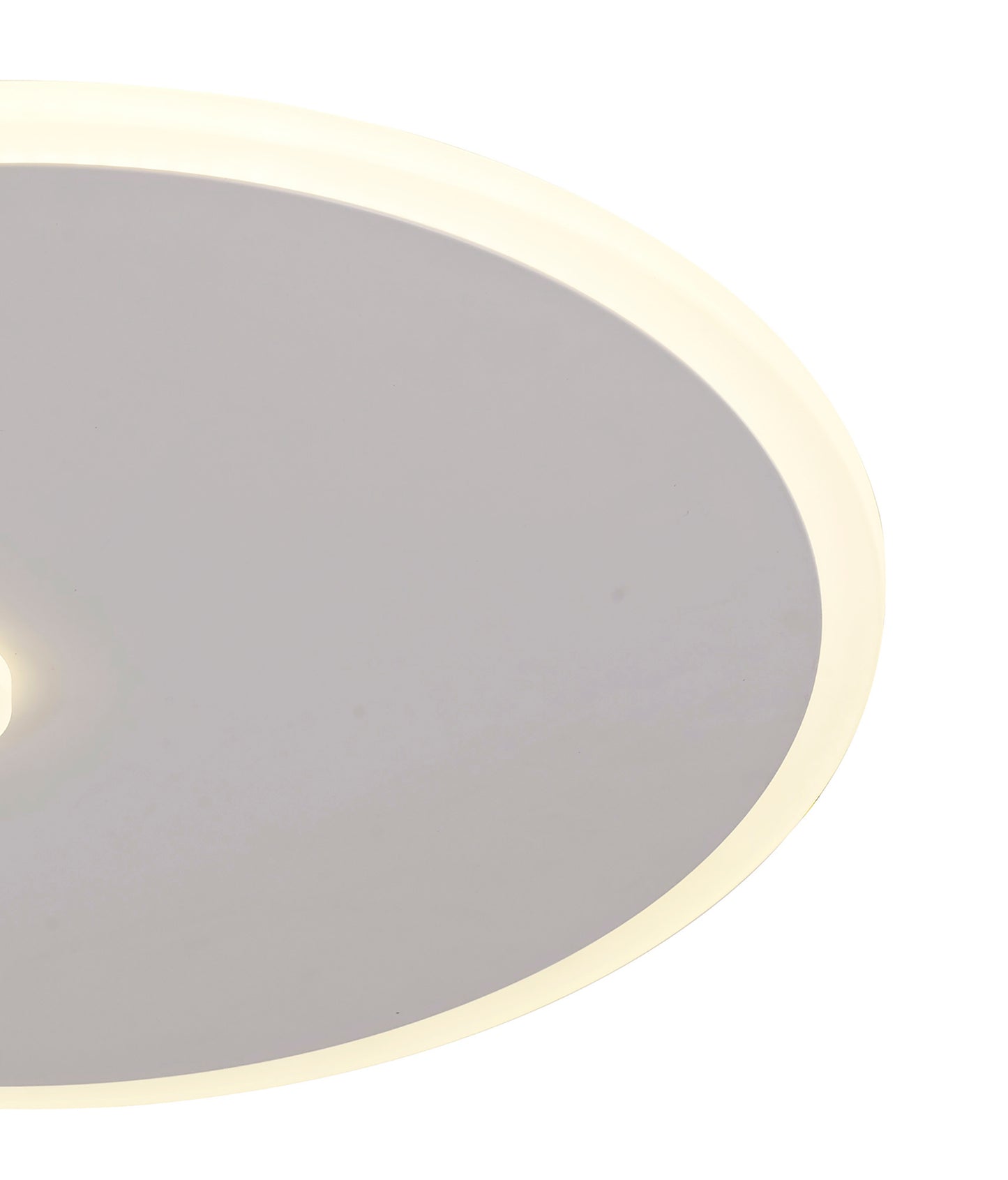 Clock Ceiling 37cm Round, 30W LED, 4000K, 2100lm, Sand White, 3yrs Warranty by Mantra