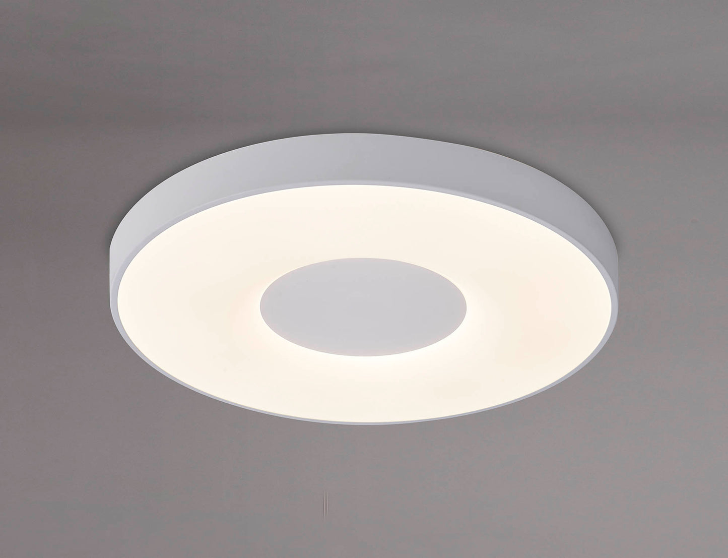 Coin Round Ceiling 100W LED With Remote Control 2700K-5000K, 6000lm, White, 3yrs Warranty by Mantra