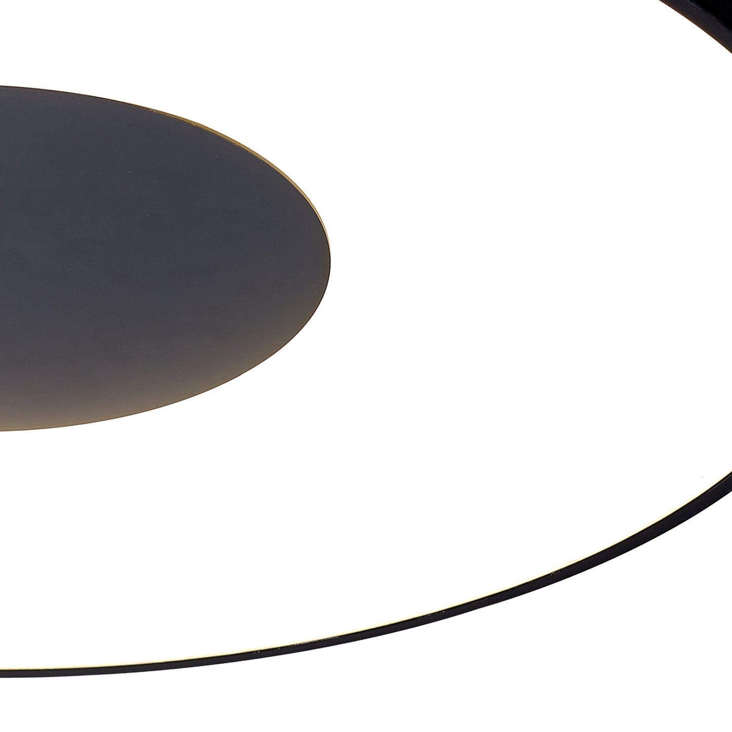 Coin Round Ceiling 100W LED With Remote Control 2700K-5000K, 6000lm, Black, 3yrs Warranty by Mantra