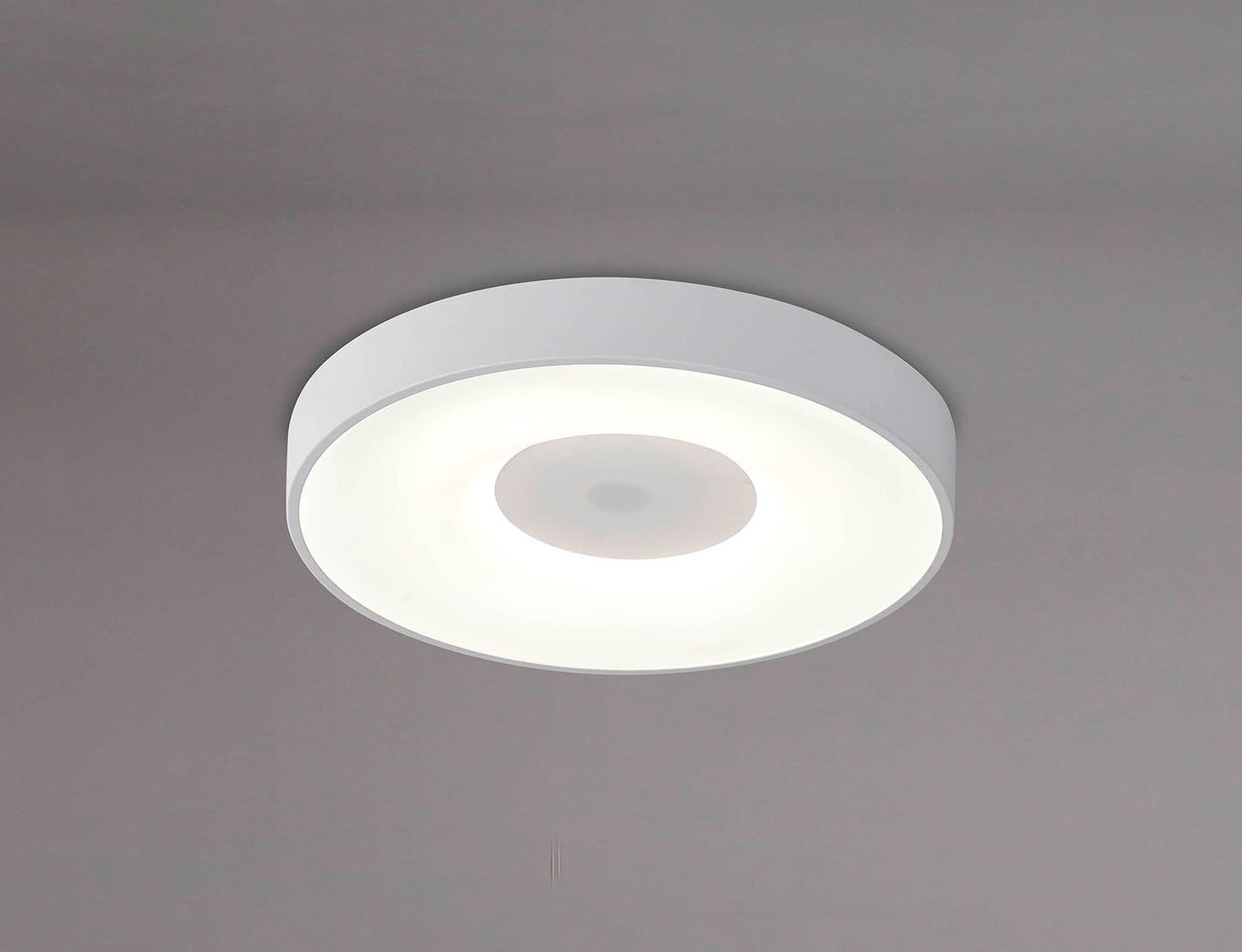 Coin Round Ceiling 80W LED With Remote Control 2700K-5000K, 3900lm, White, 3yrs Warranty by Mantra