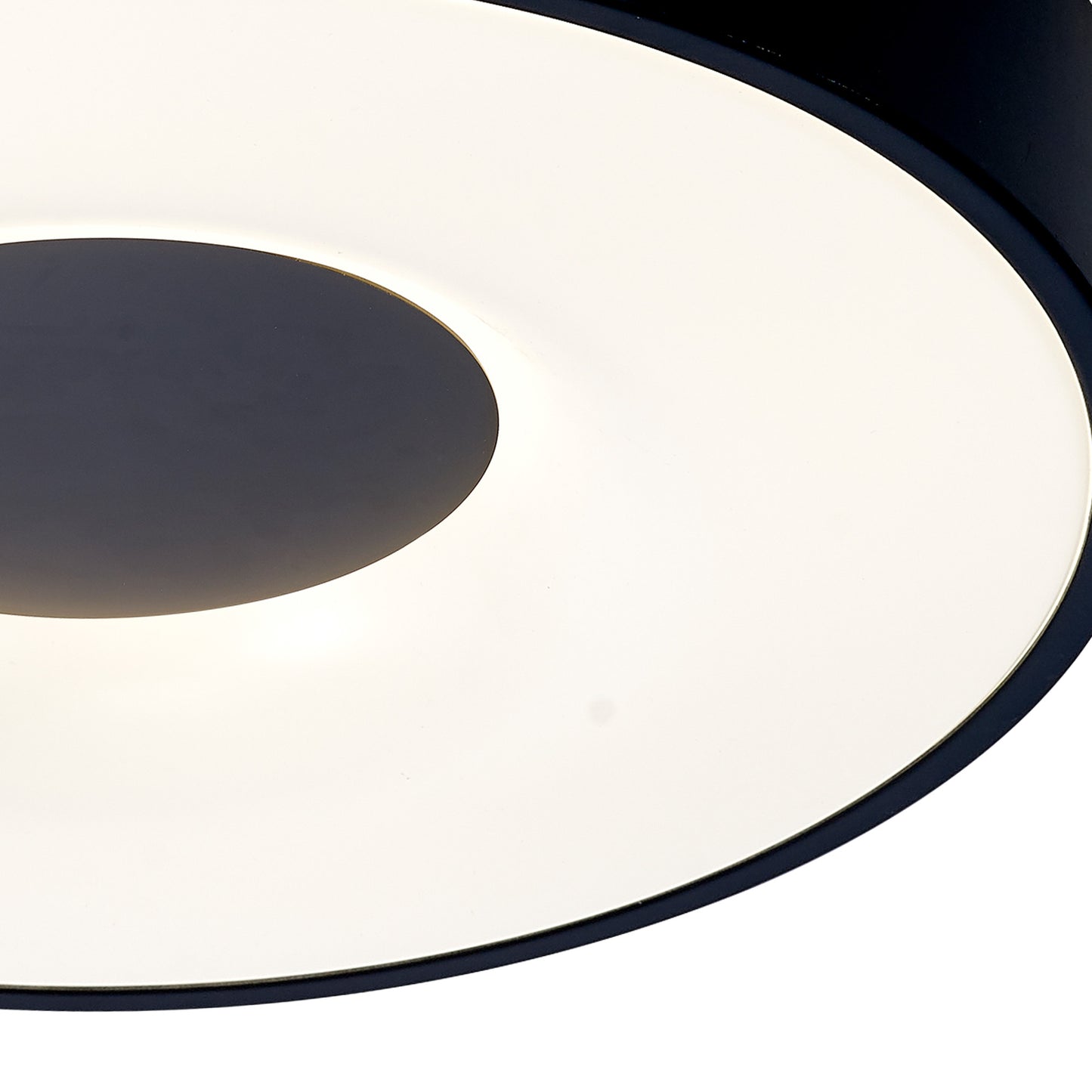 Coin Round Ceiling 56W LED With Remote Control 2700K-5000K, 2500lm, Black, 3yrs Warranty by Mantra