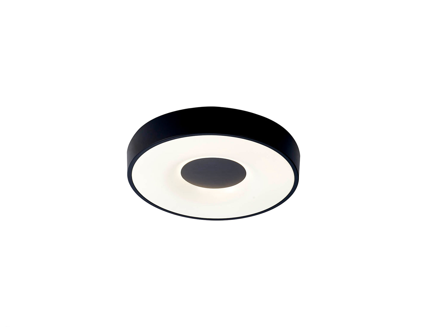 Coin Round Ceiling 56W LED With Remote Control 2700K-5000K, 2500lm, Black, 3yrs Warranty by Mantra