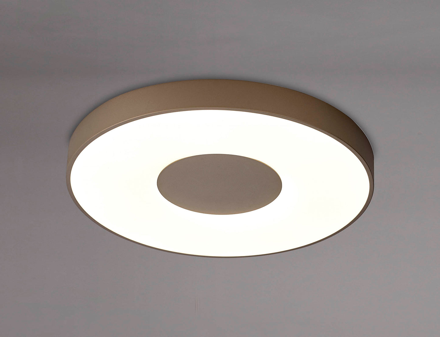 Coin Round Ceiling 100W LED With Remote Control 2700K-5000K, 6000lm, Sand Brown, 3yrs Warranty by Mantra