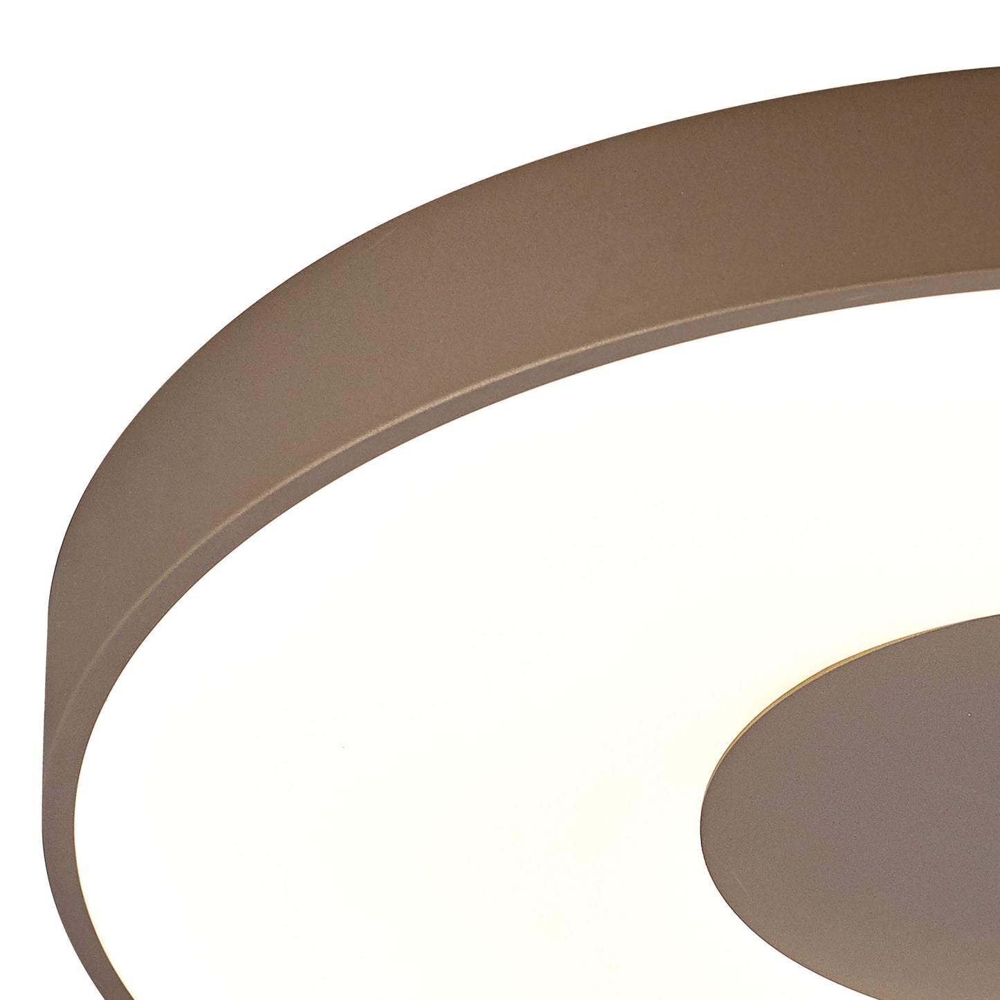 Coin Round Ceiling 100W LED With Remote Control 2700K-5000K, 6000lm, Sand Brown, 3yrs Warranty by Mantra