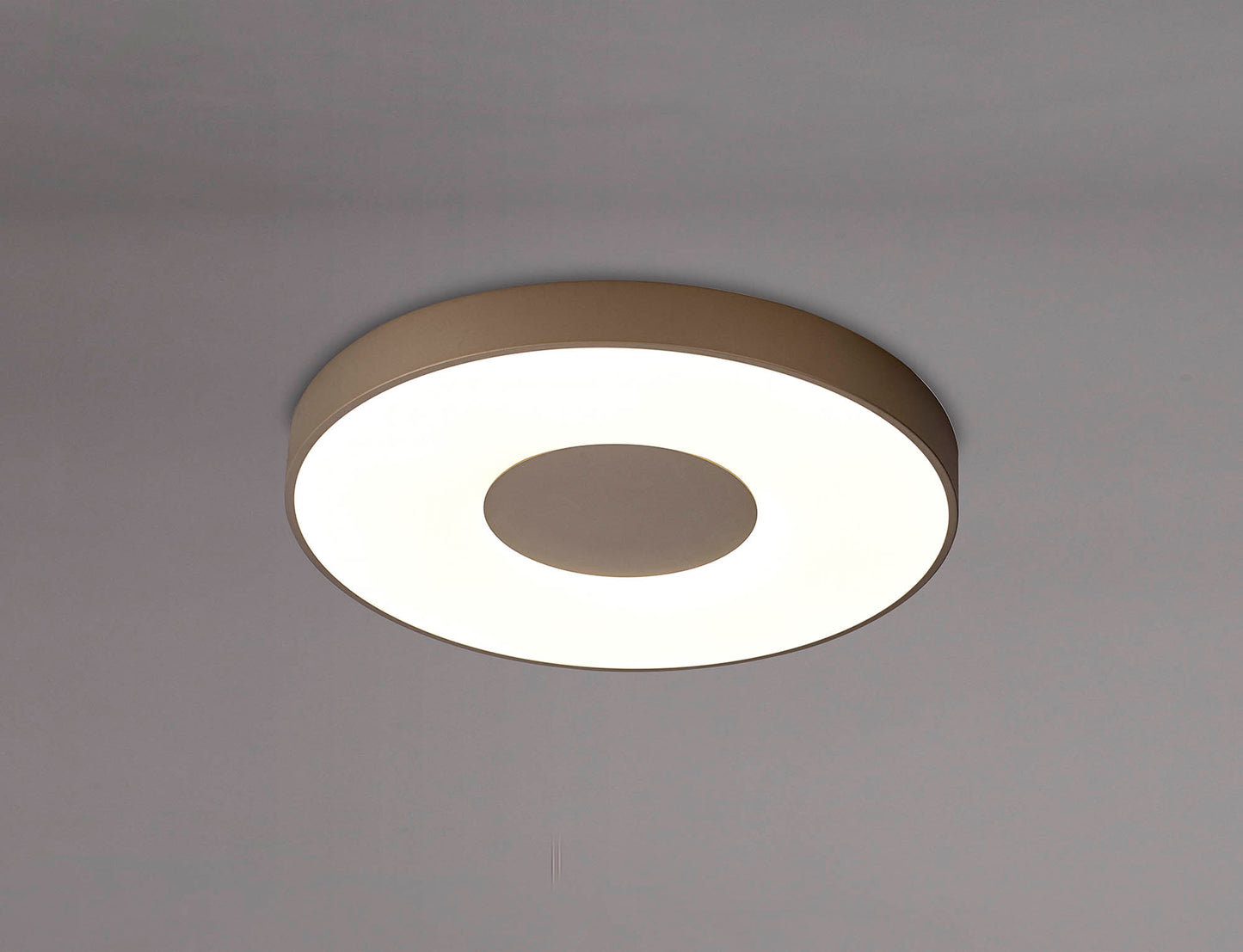 Coin Round Ceiling 80W LED With Remote Control 2700K-5000K, 3900lm, Sand Brown, 3yrs Warranty by Mantra