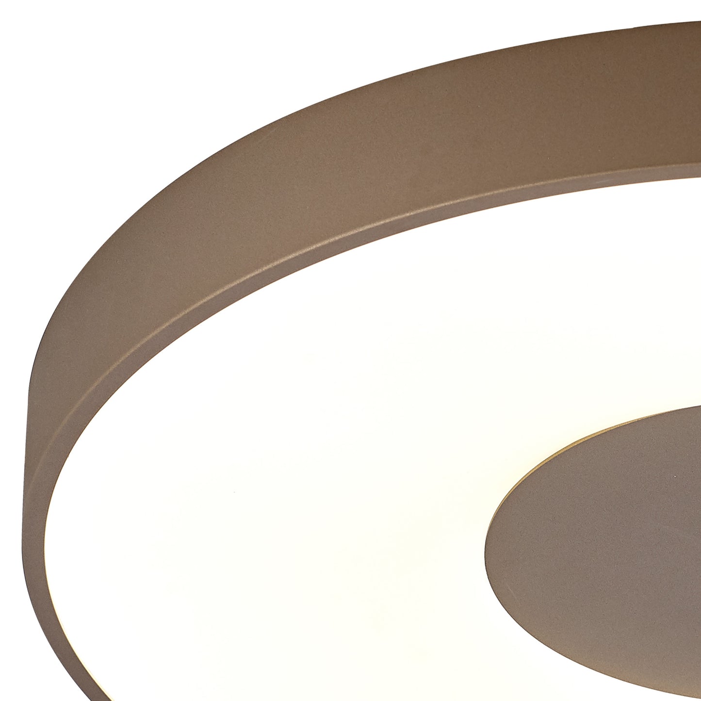 Coin Round Ceiling 80W LED With Remote Control 2700K-5000K, 3900lm, Sand Brown, 3yrs Warranty by Mantra