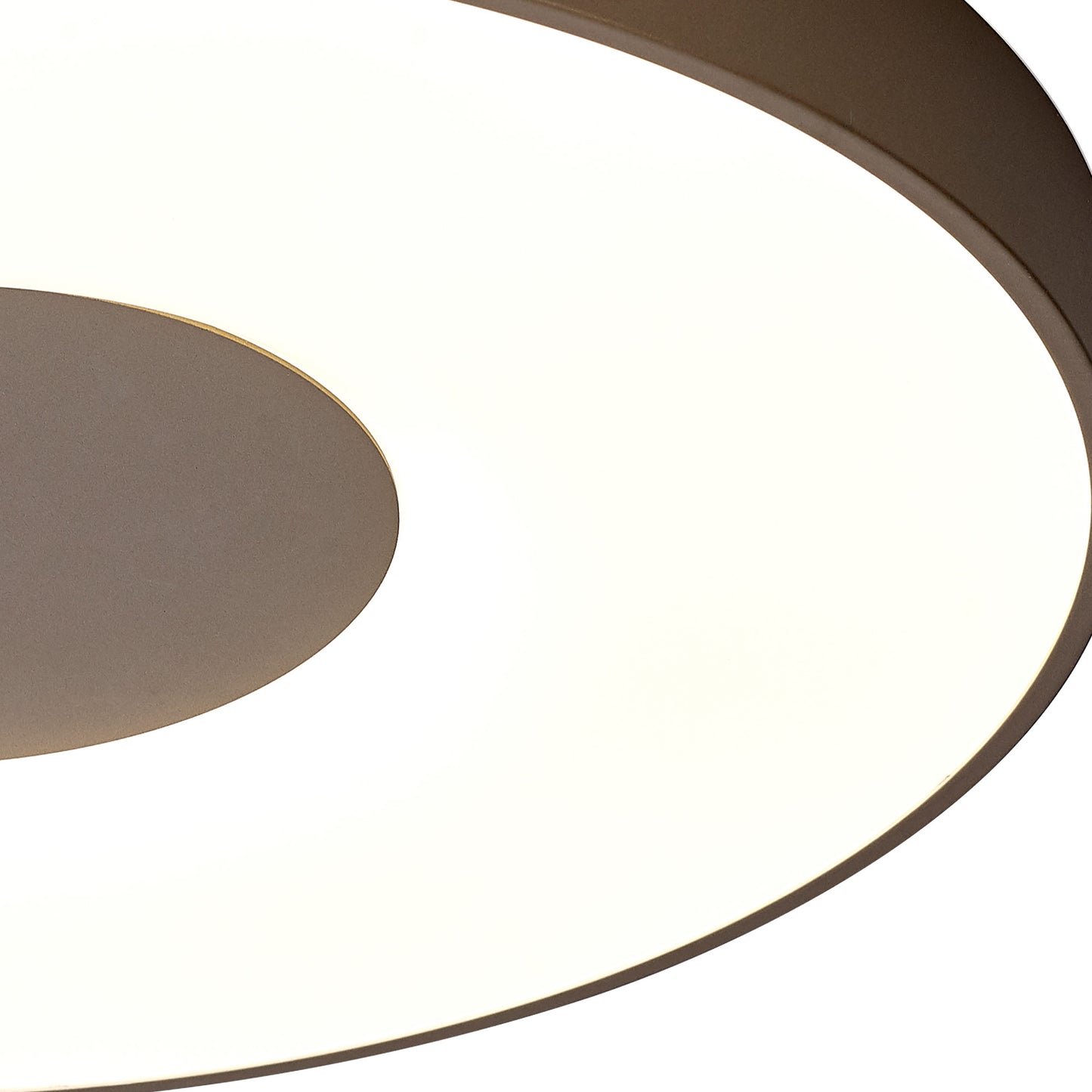 Coin Round Ceiling 80W LED With Remote Control 2700K-5000K, 3900lm, Sand Brown, 3yrs Warranty by Mantra