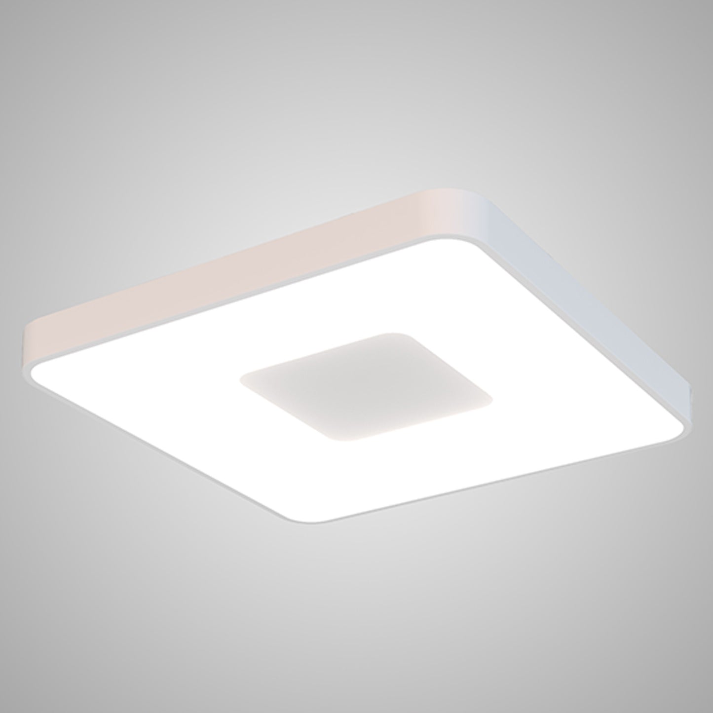 Coin Square Ceiling 100W LED With Remote Control 2700K-5000K, 4900lm, White, 3yrs Warranty by Mantra