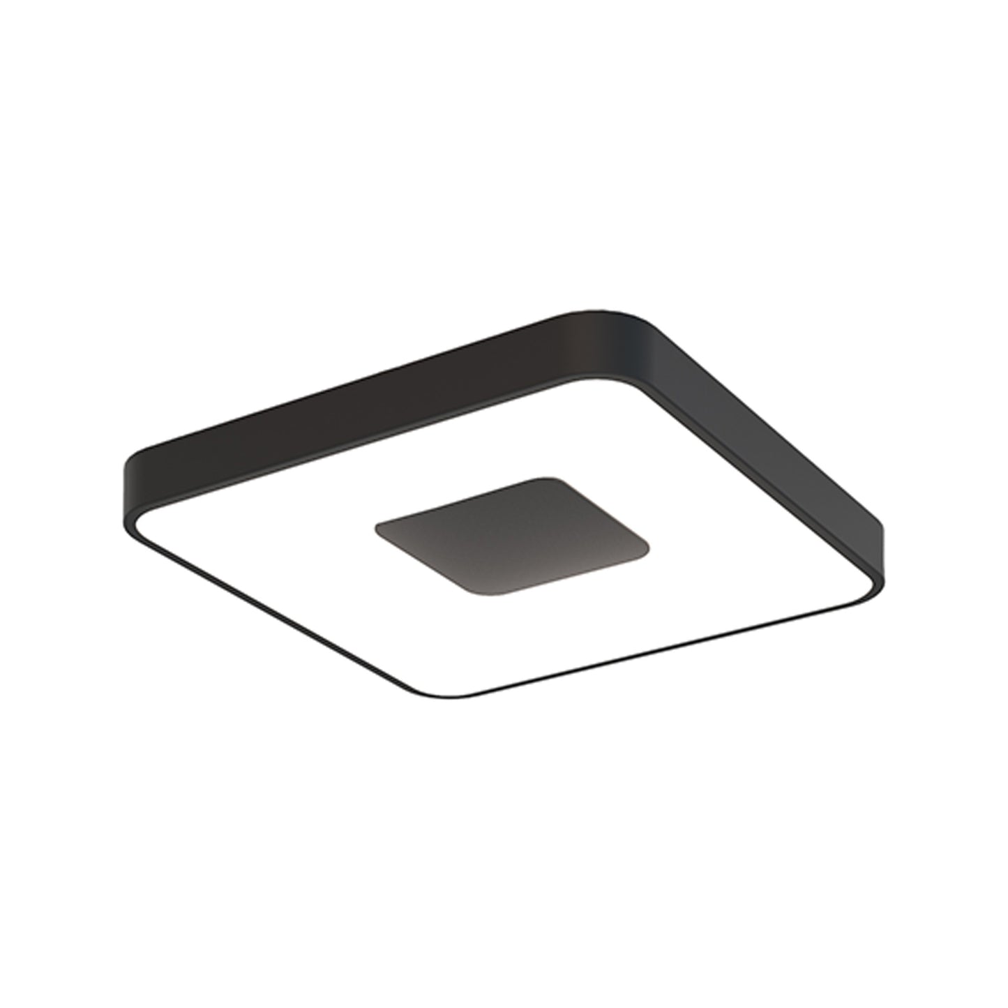 Coin Square Ceiling 80W LED With Remote Control 2700K-5000K, 3900lm, Black, 3yrs Warranty by Mantra