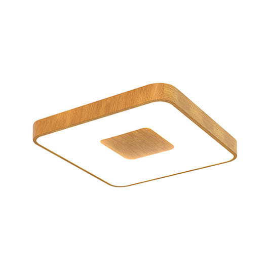 Coin Square Ceiling 80W LED With Remote Control 2700K-5000K, 3900lm, Wood Effect, 3yrs Warranty by Mantra