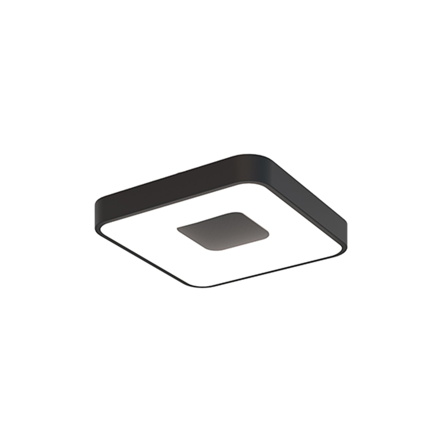 Coin Square Ceiling 56W LED With Remote Control 2700K-5000K, 2500lm, Black, 3yrs Warranty by Mantra