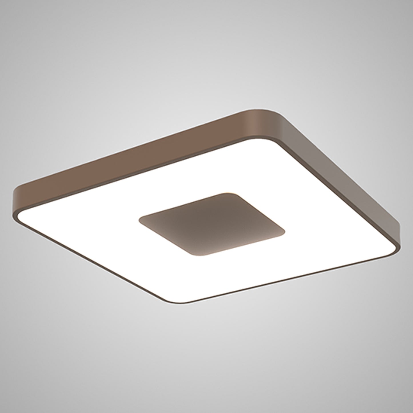 Coin Square Ceiling 100W LED With Remote Control 2700K-5000K, 4900lm, Gold, 3yrs Warranty by Mantra