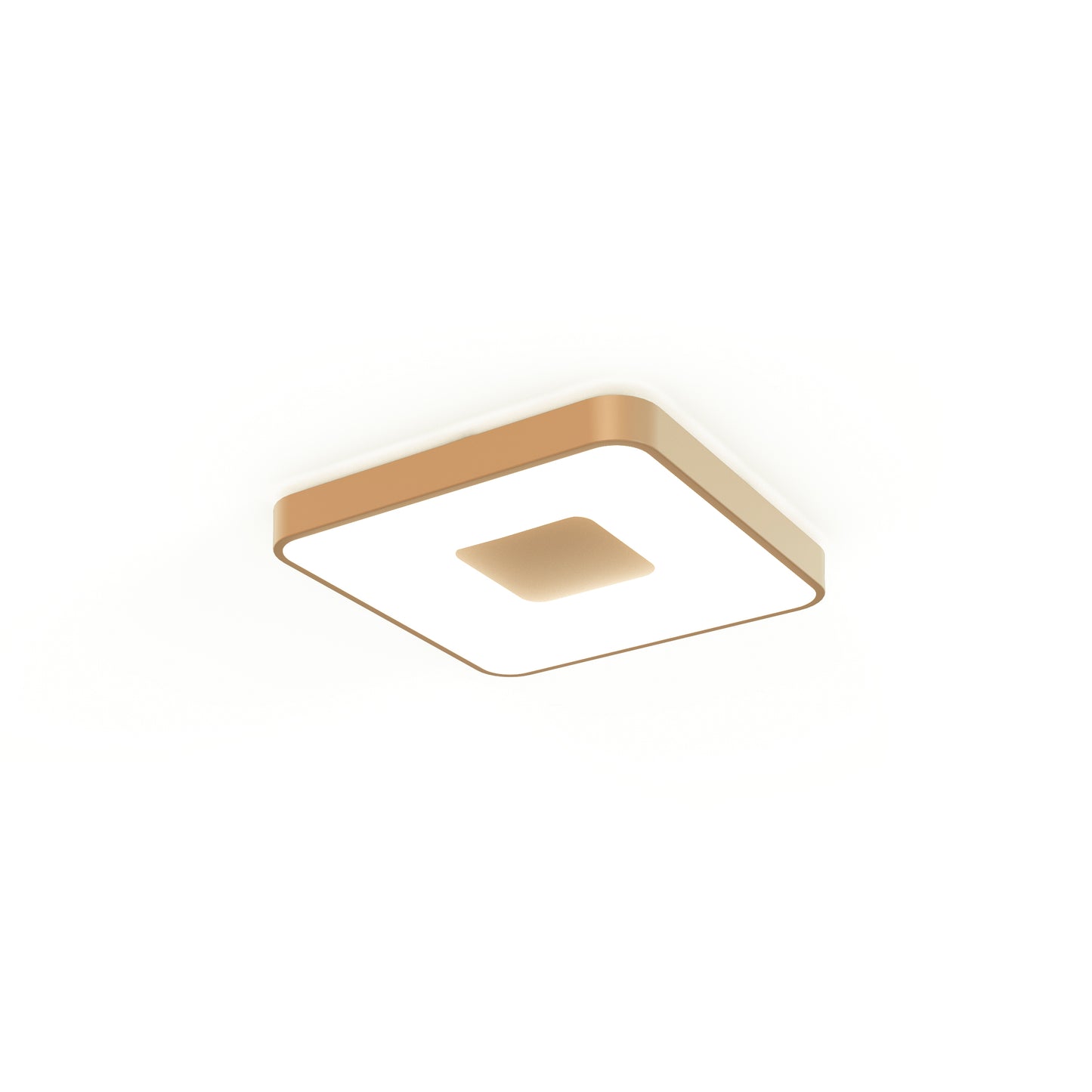 Coin Square Ceiling 80W LED With Remote Control 2700K-5000K, 3900lm, Gold, 3yrs Warranty by Mantra