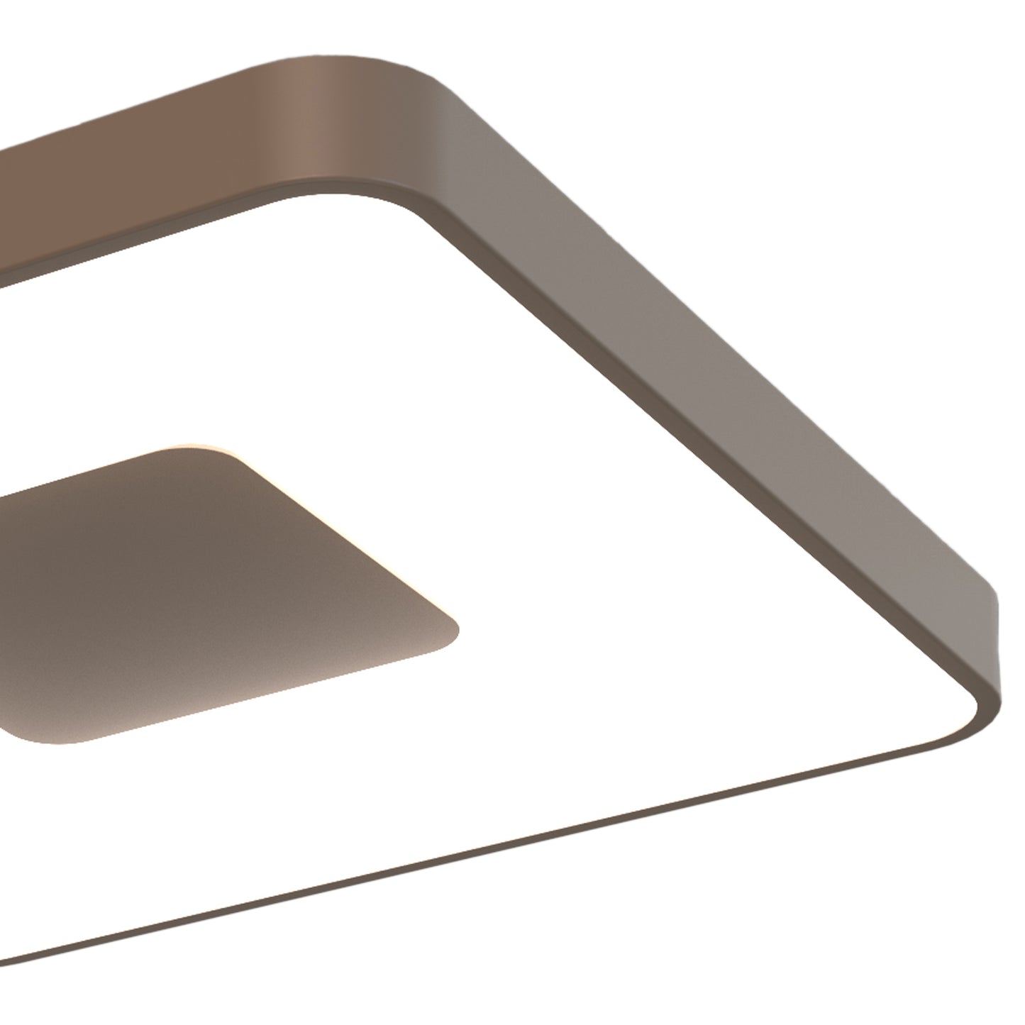 Coin Square Ceiling 56W LED With Remote Control 2700K-5000K, 2500lm, Gold, 3yrs Warranty by Mantra