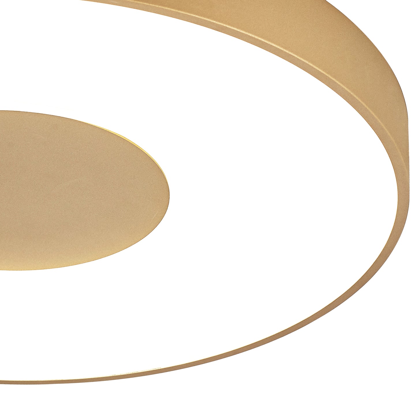 Coin Round Ceiling 100W LED With Remote Control 2700K-5000K, 6000lm, Gold, 3yrs Warranty by Mantra