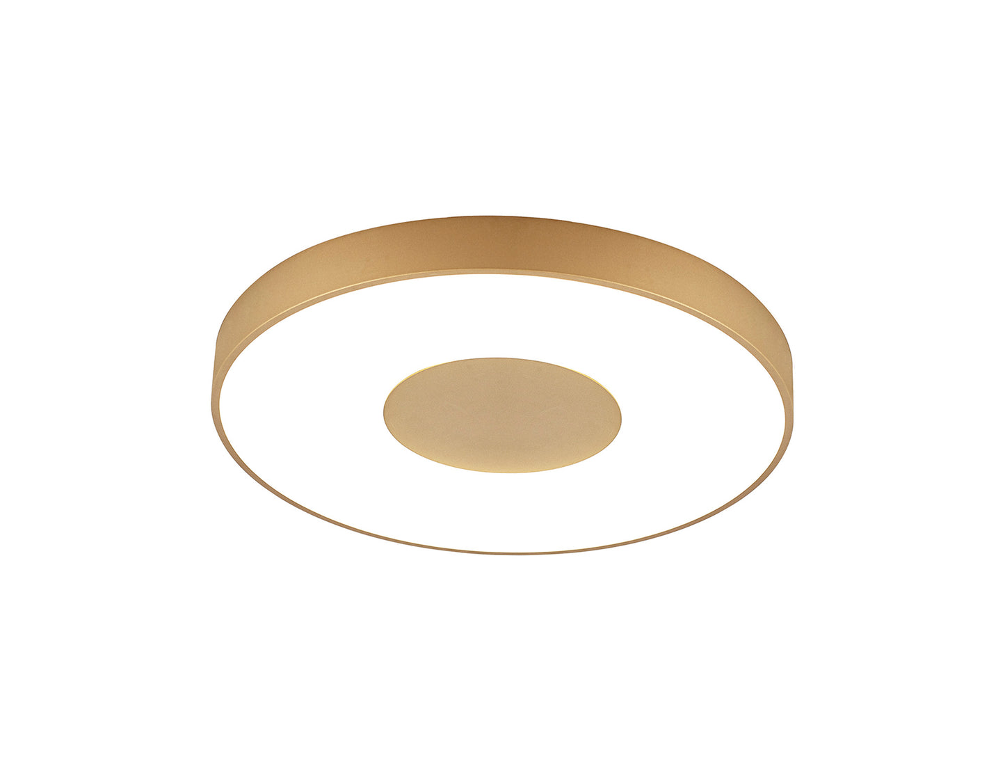 Coin Round Ceiling 80W LED With Remote Control 2700K-5000K, 3900lm, Gold, 3yrs Warranty by Mantra