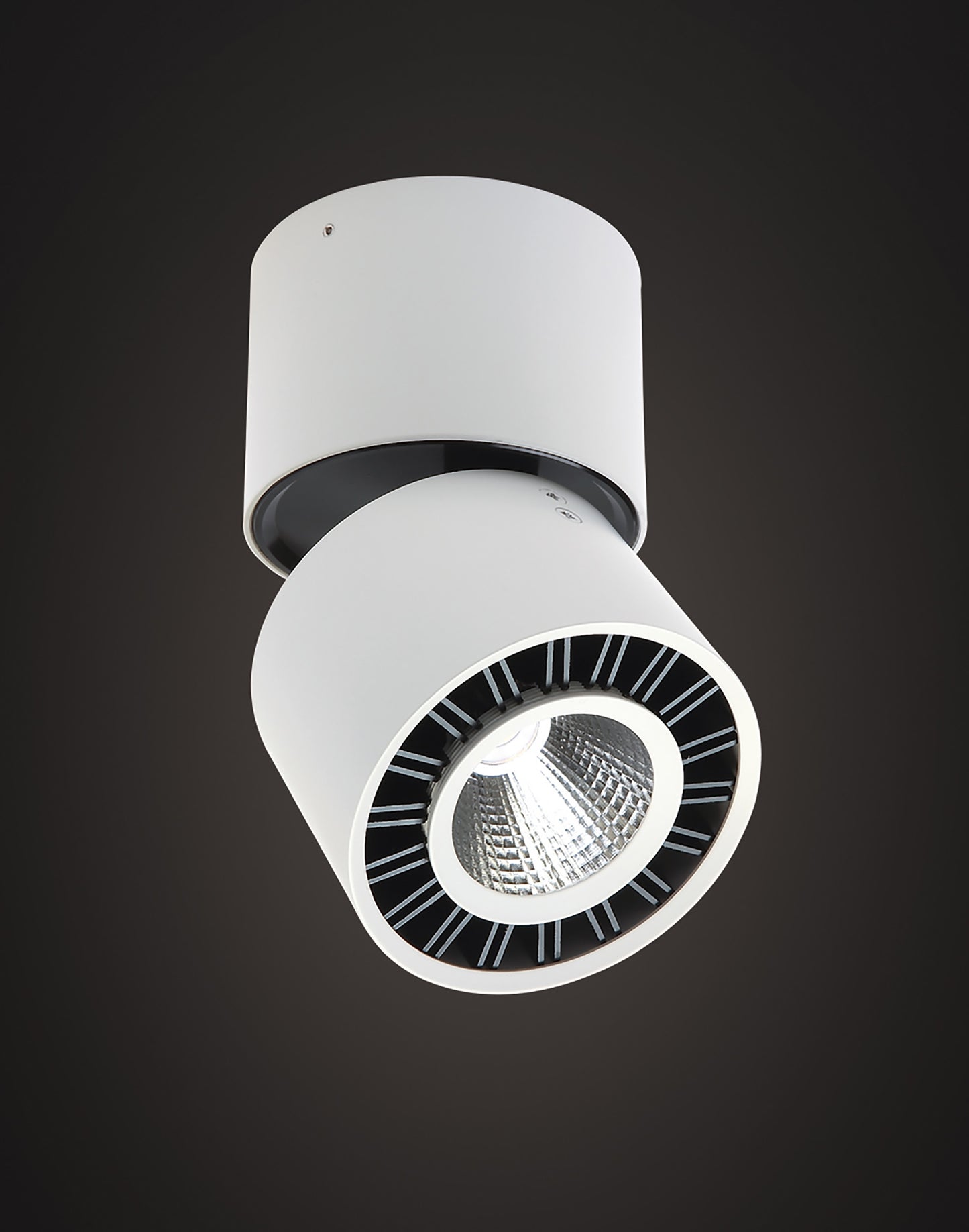 Columbretes Spotlight 8.5cm Round 12W LED 4000K, 1090lm, Matt White, 3yrs Warranty by Mantra