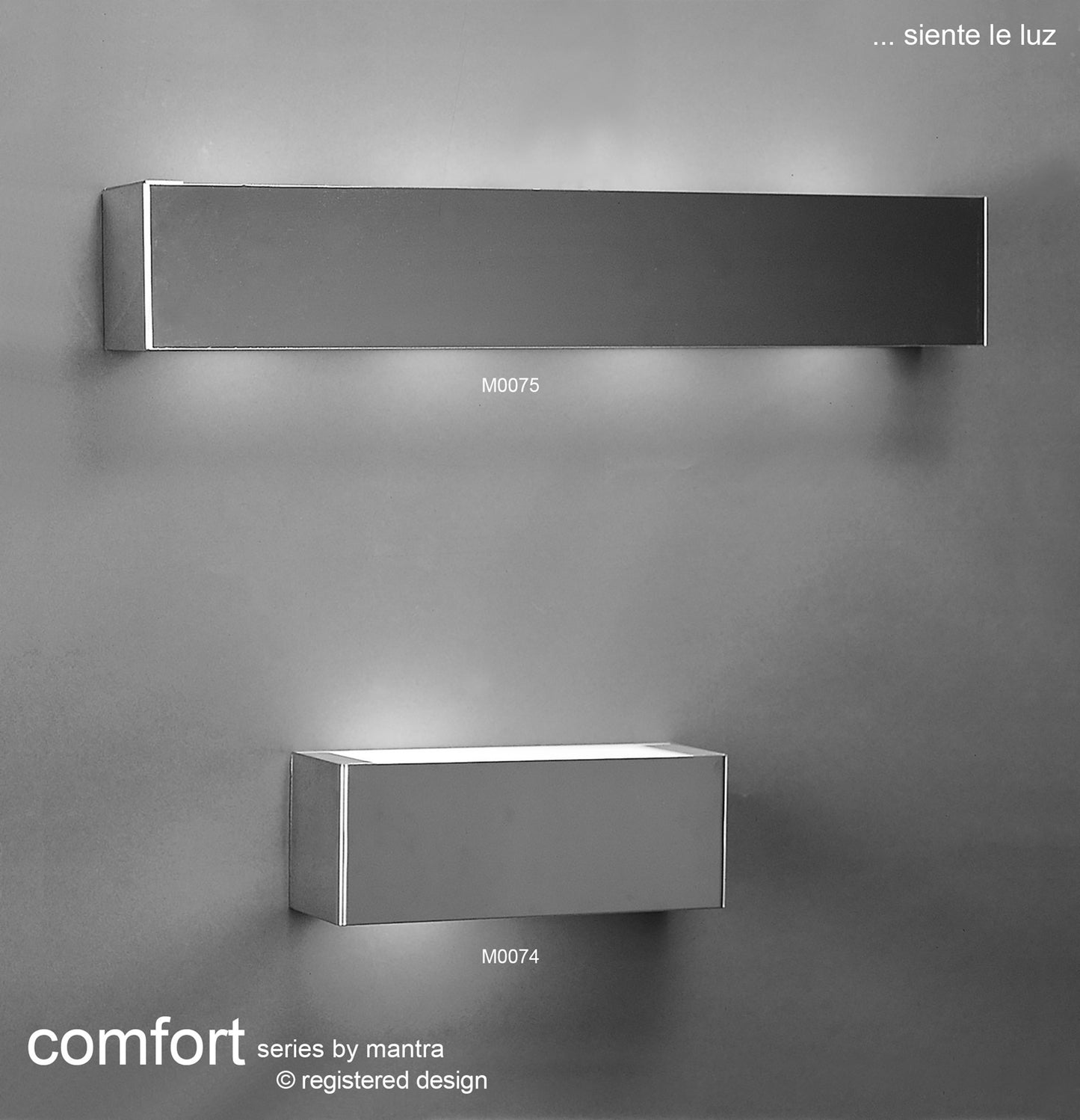 Comfort Wall Light G9 4 Light G9, Polished Chrome/Frosted Glass by Mantra