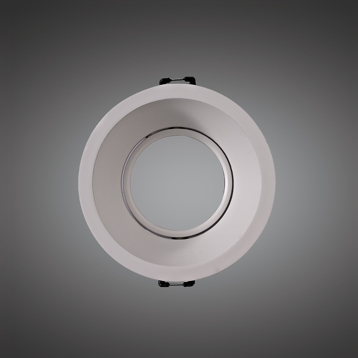 Comfort 9.6cm Round Downlight GU10, Matt White, Cut Out: 85mm, Lampholder Included by Mantra