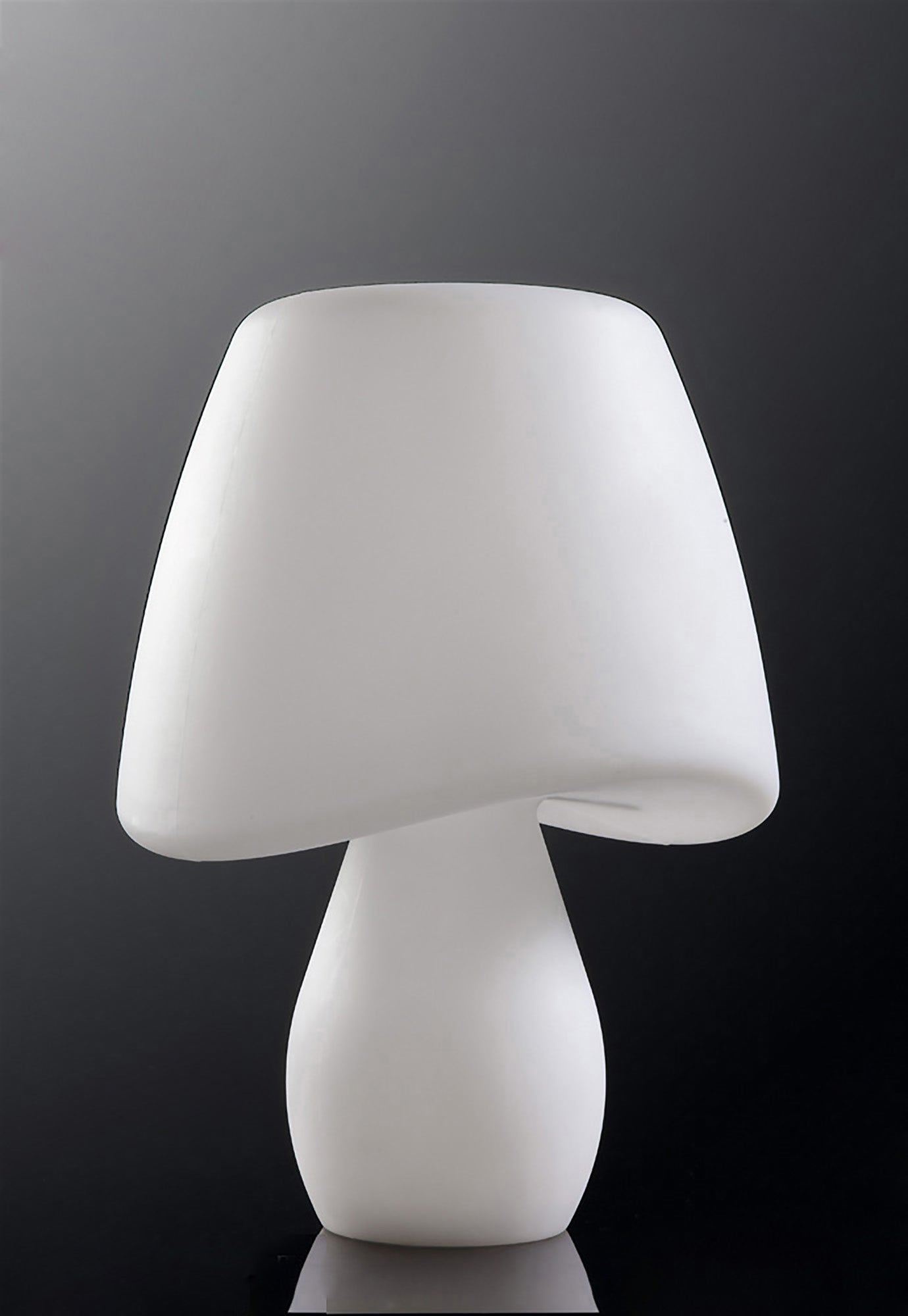 Cool Table Lamp 2 Light E27 In Line Switch Indoor, Opal White by Mantra