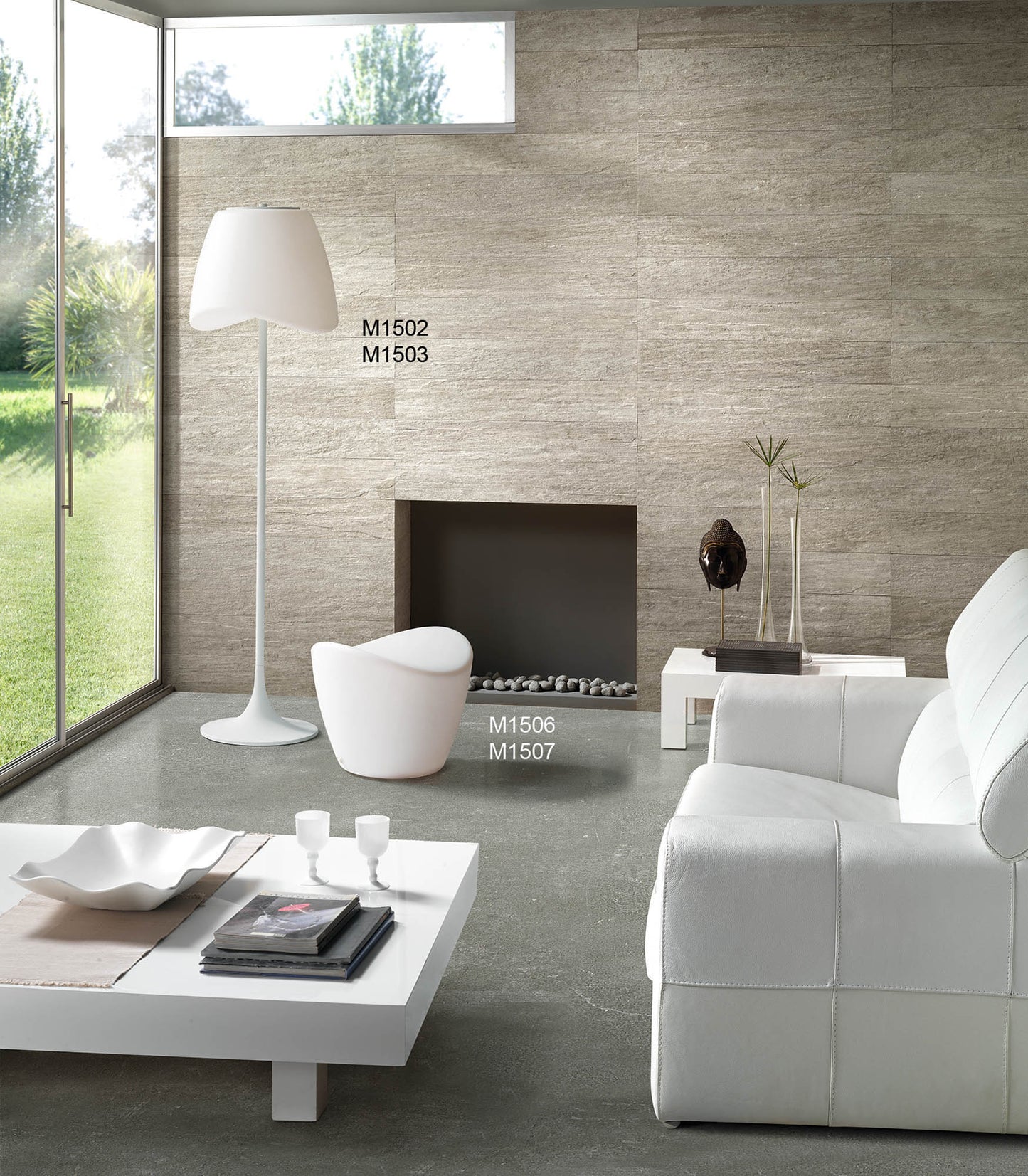 Cool Stool No Light Outdoor, Opal White by Mantra