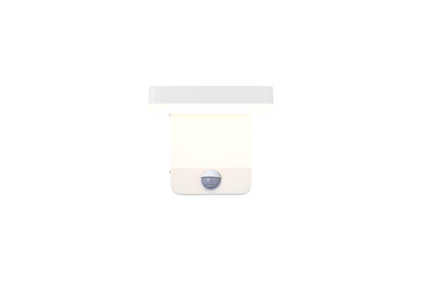 Cooper Motion Sensor Wall Lamp, 20W LED, 3000K, 1700lm, IP54, White, 3yrs Warranty by Mantra