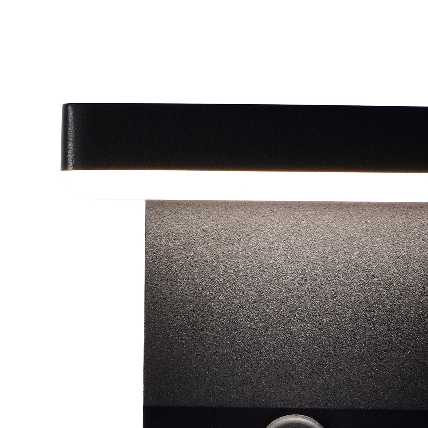 Cooper Motion Sensor Wall Lamp, 20W LED, 3000K, 1700lm, IP54, Black, 3yrs Warranty by Mantra