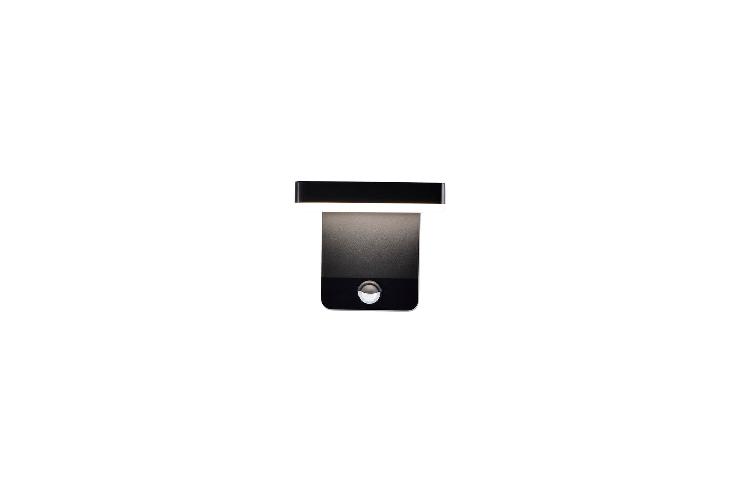 Cooper Motion Sensor Wall Lamp, 20W LED, 3000K, 1700lm, IP54, Black, 3yrs Warranty by Mantra