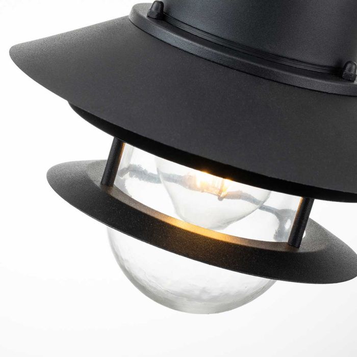 Copenhagen 1 Light Chain Lantern - Black
