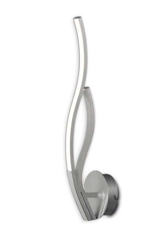 Corinto Wall Light, 12W LED, 3000K, 960lm, Silver Chrome, 3yrs Warranty by Mantra