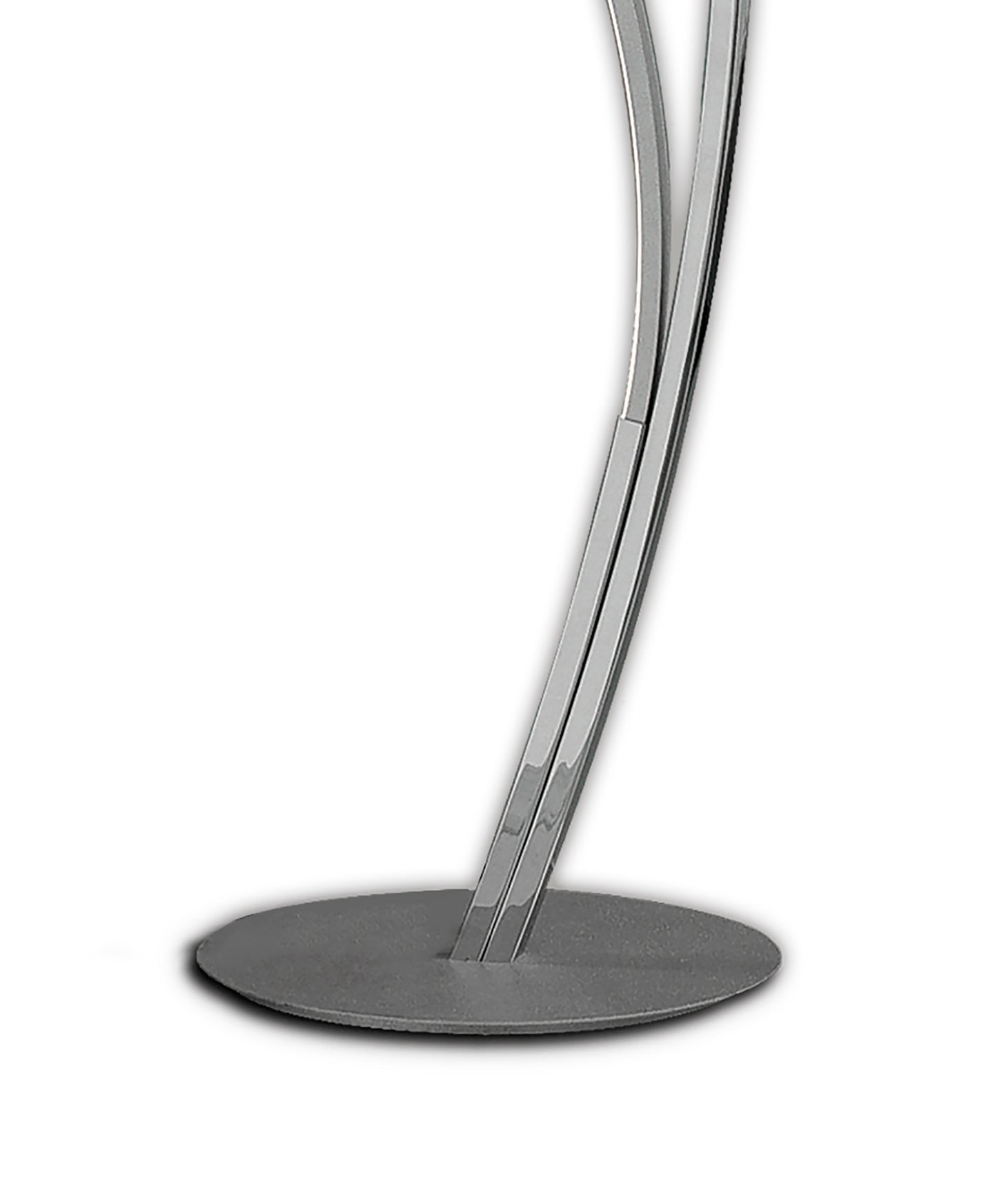 Corinto Floor Lamp 174cm, 30W LED, 3000K, 2400lm Dimmable, Silver Chrome, 3yrs Warranty by Mantra