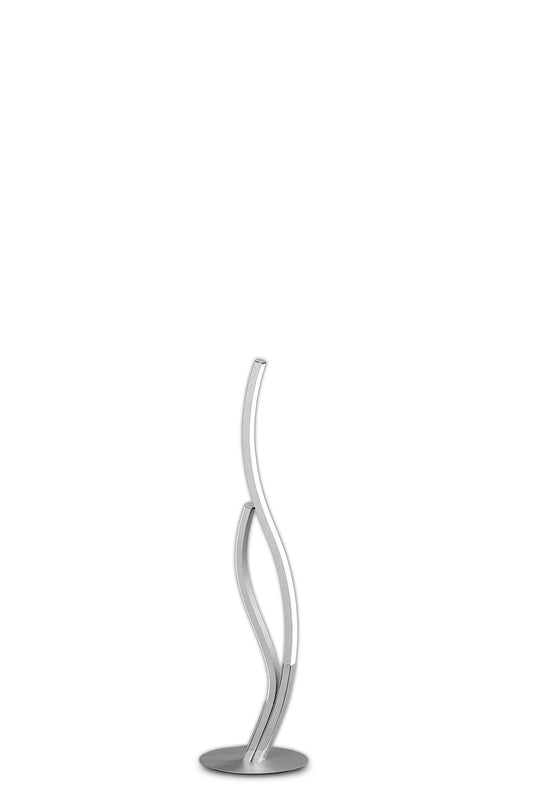 Corinto Table Lamp 55cm, 12W LED, 3000k, 960lm, Silver Chrome, Touch Dimmer, 3yrs Warranty by Mantra