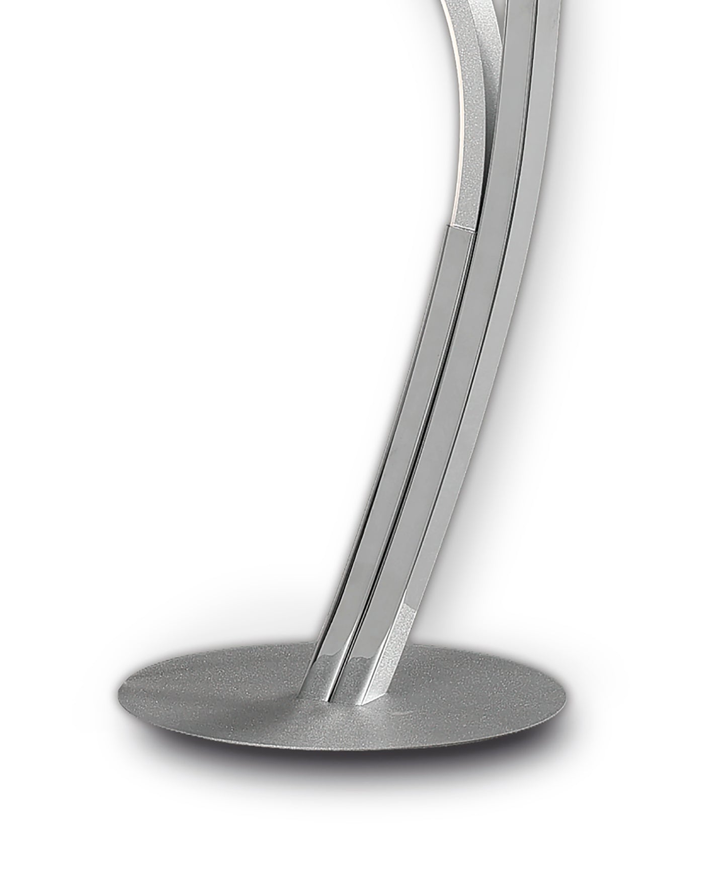 Corinto Table Lamp 84cm, 12W LED, 3000k, 960lm, Silver Chrome, Touch Dimmer, 3yrs Warranty by Mantra