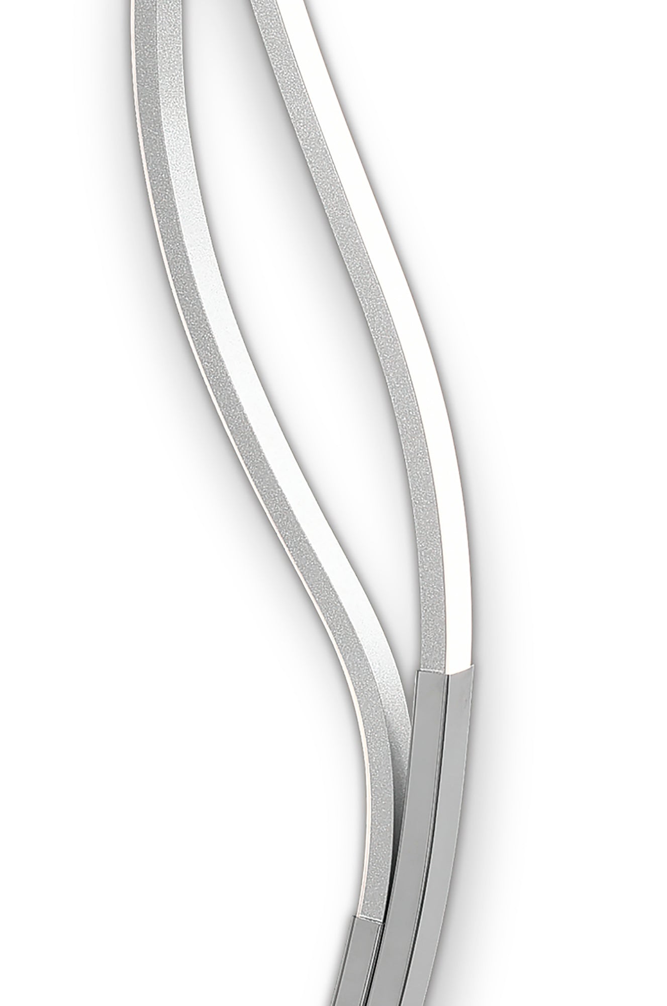 Corinto Table Lamp 84cm, 12W LED, 3000k, 960lm, Silver Chrome, Touch Dimmer, 3yrs Warranty by Mantra