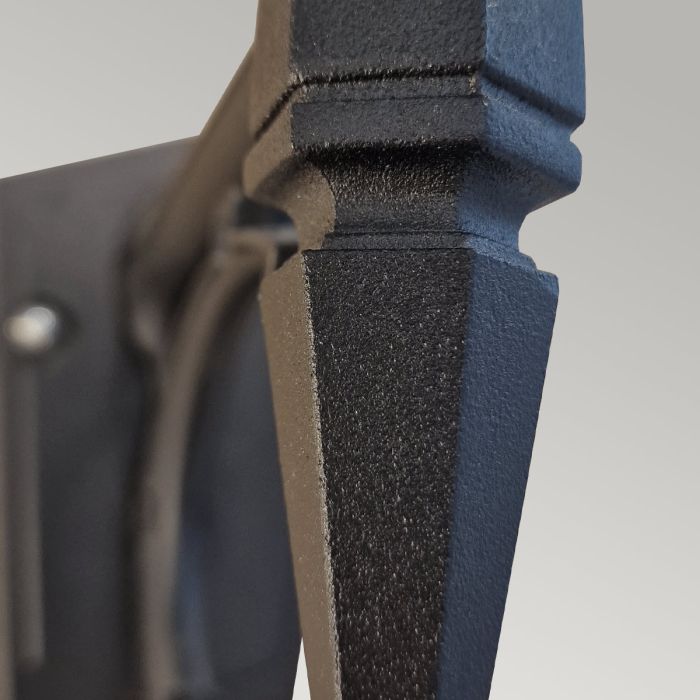 Chapel 1 Light Up Wall Lantern - Black