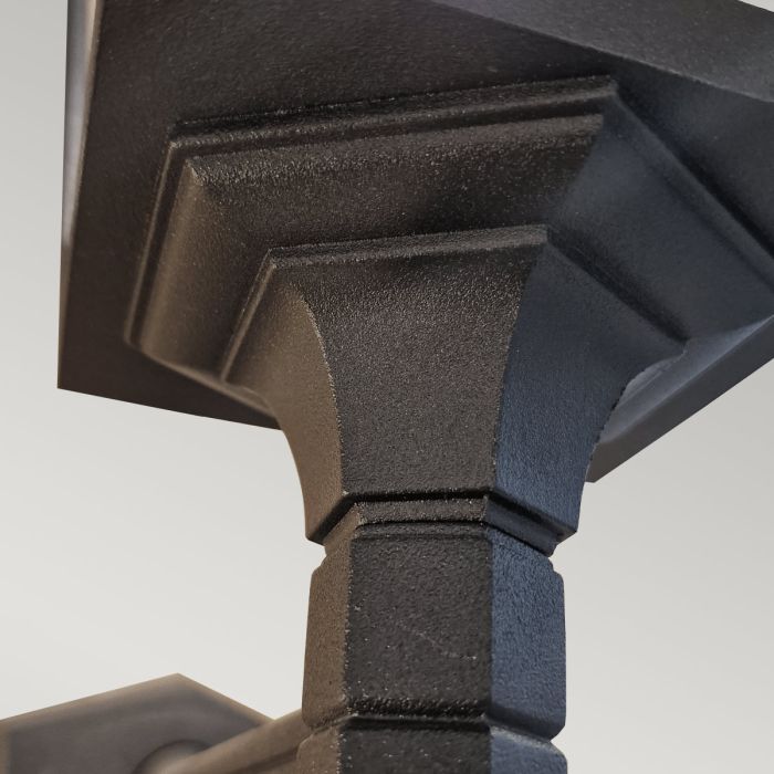 Chapel 1 Light Up Wall Lantern - Black