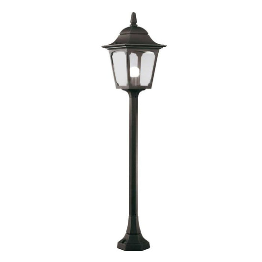 Chapel 1 Light Pillar Lantern - Black