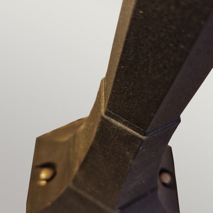 Chapel 1 Light Pillar Lantern - Black