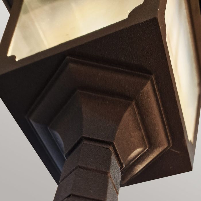 Chapel 2 Light Twin Post - Black