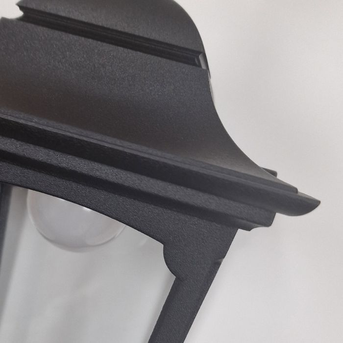 Chapel 1 Light Mini Chain Lantern - Black