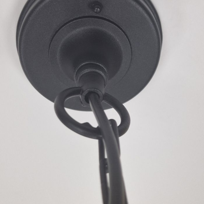 Chapel 1 Light Mini Chain Lantern - Black