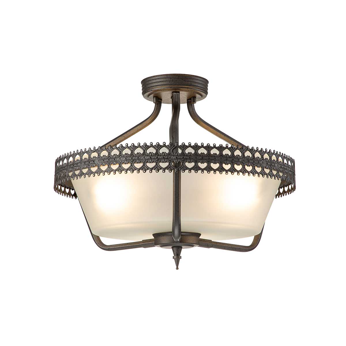 Crown 3 Light Semi-Flush/Pendant