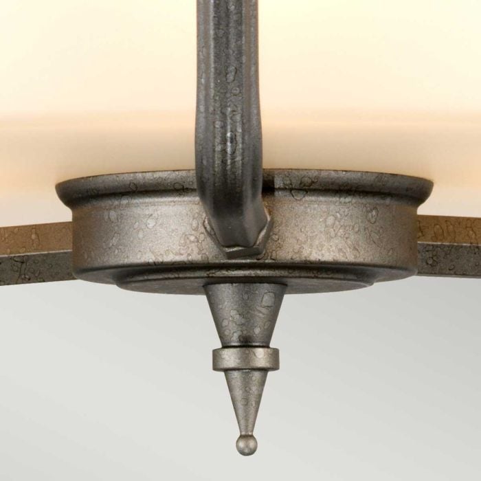 Crown 3 Light Semi-Flush / Pendant - Iron Gate