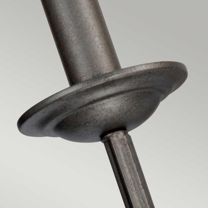 Crown 2 Light Wall Light - Iron Gate