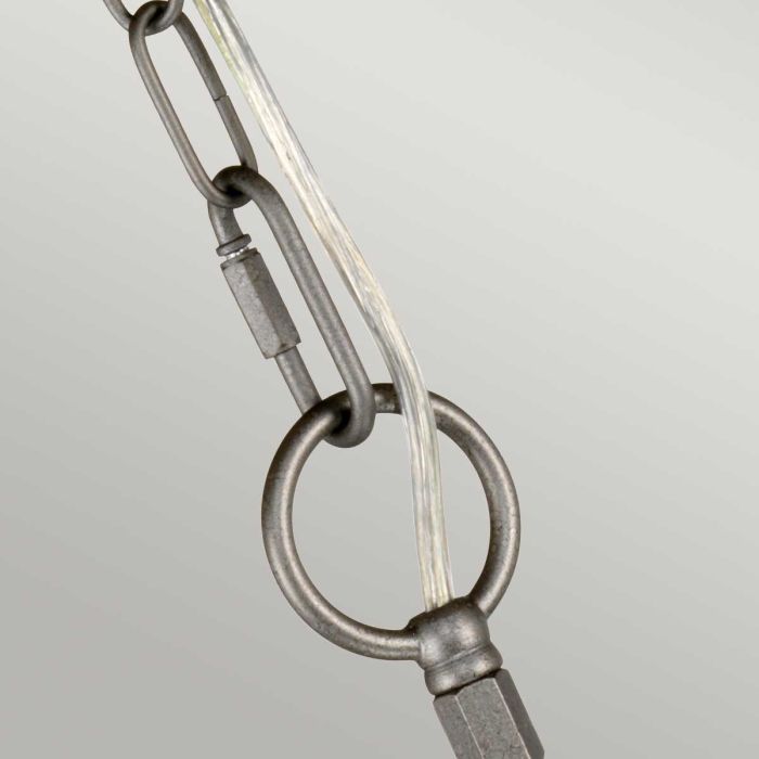 Crown 3 Light Chandelier - Iron Gate