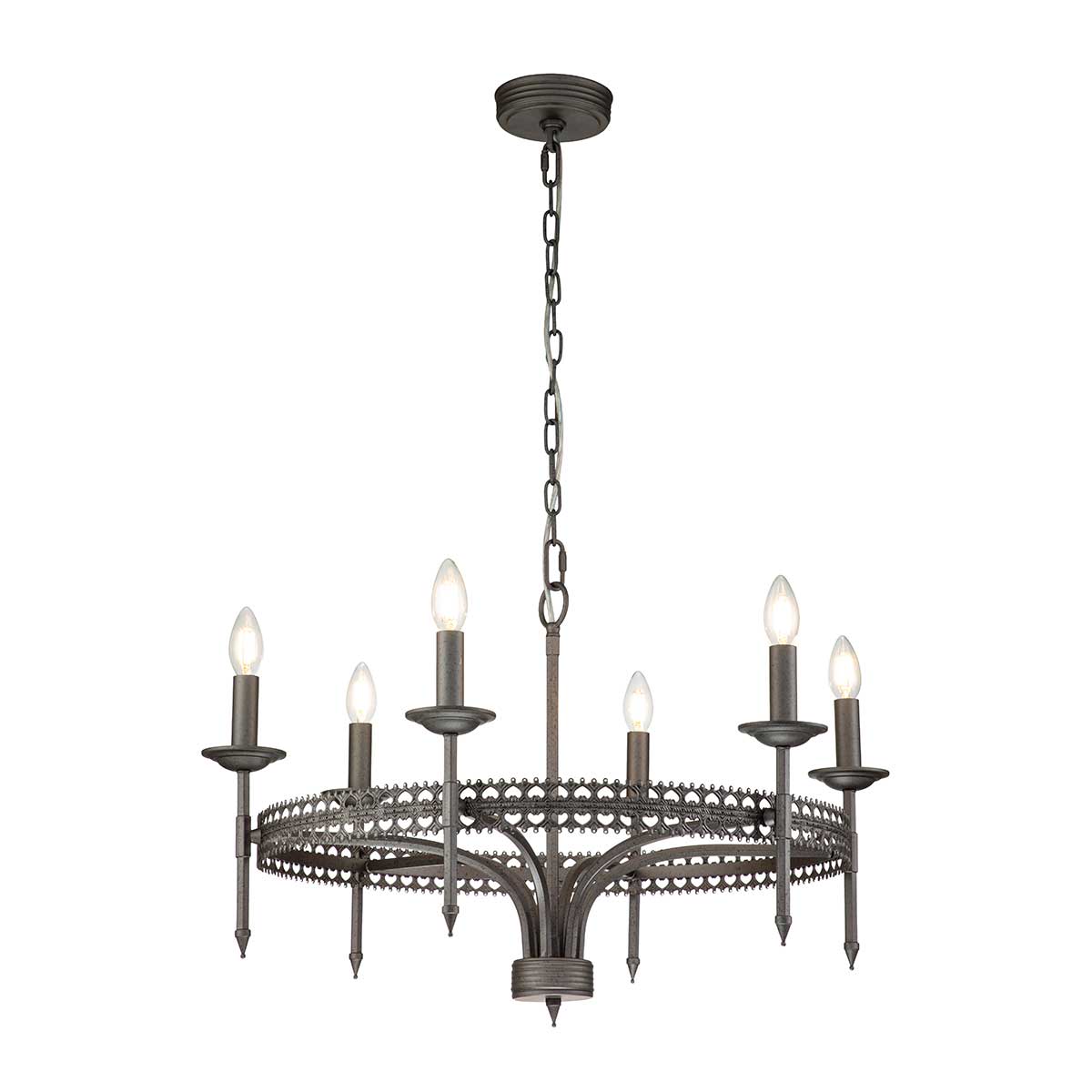 Crown 6 Light Chandelier